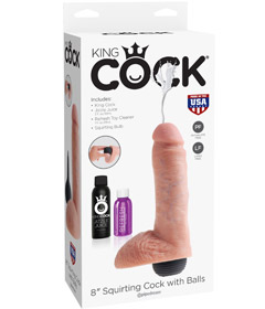 King Cock 8in Squirting...