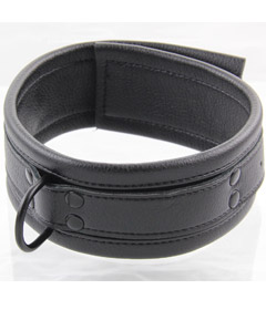 COL046 Soft Padded Black Collar