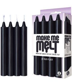 Make Me Melt Candles Black 4pk