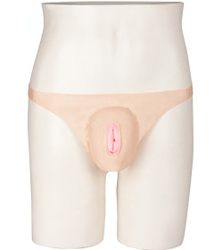 Inflatable Pussy with Adjustable Strap