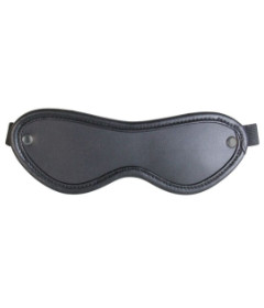 Leather Blindfold with Pewter Hardware
