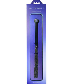 Midnight Jeweled Chain Flogger