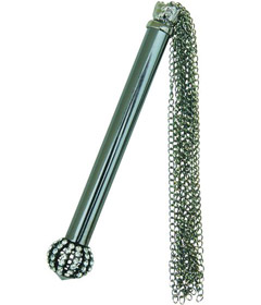 Midnight Jeweled Chain Flogger