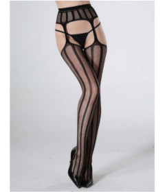 LIN40142 Thigh Hi with Garter Stockings