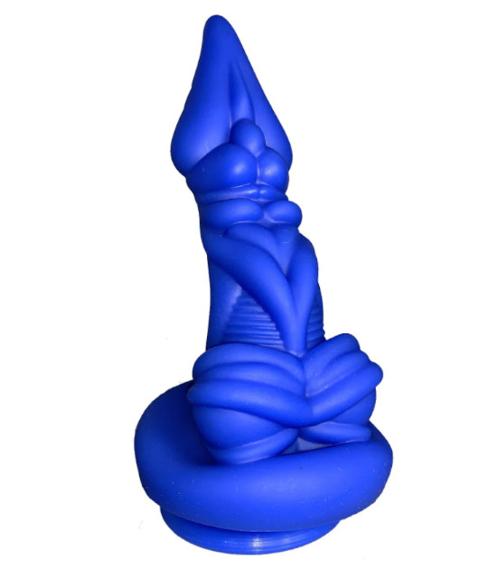 7.5 Inch Serpent Dildo - Blue