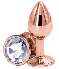 Rear Assets  Rosegold Clear Small