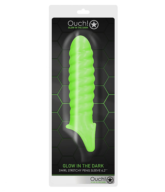 Ouch - Swirly Stretch Sleeve Glow In Drk