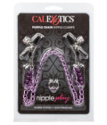 Nipple Play Purple Chain Nipple Clamps