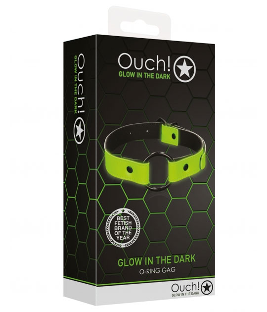 Ouch - O-Ring Gag Glow In Dark