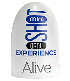 Alive  Mini Shot Masturbator Oral