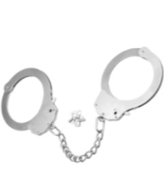 Fetish Pleasure Metal Handcuffs LV1503