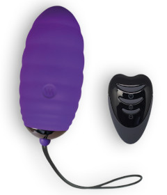 Ocean Breeze Remote Control Vibrating Egg - Purple