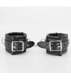 B-HAN18BLK Black Padded Cuffs