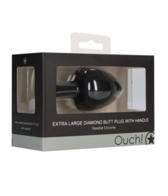 OUCH Diamond Butt Plug Black XL