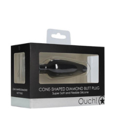 OUCH Cone Shaped Diamond Butt Plug Large