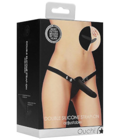 Ouch Adjustable Double Silicone Strap-On