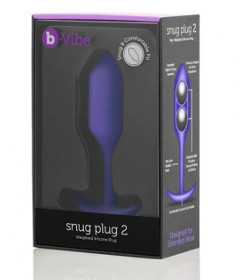 b-vibe Snug Plug 2 Purple 