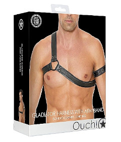 Gladiator Harness With Armband OS Black