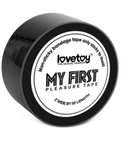 My First Non Sticky Bondage Tape Black