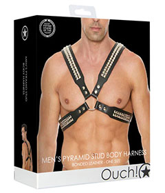 Men's Pyramid Stud Body Harness