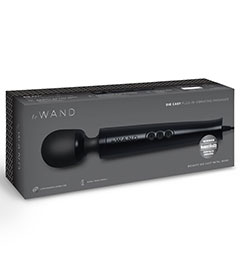 Le Wand Diecast Plug In Massager Black