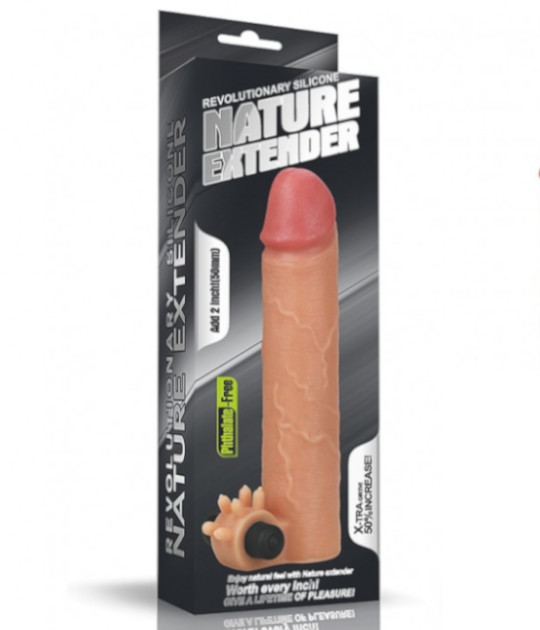 Silicone Nature Extender Vibrating 2inch