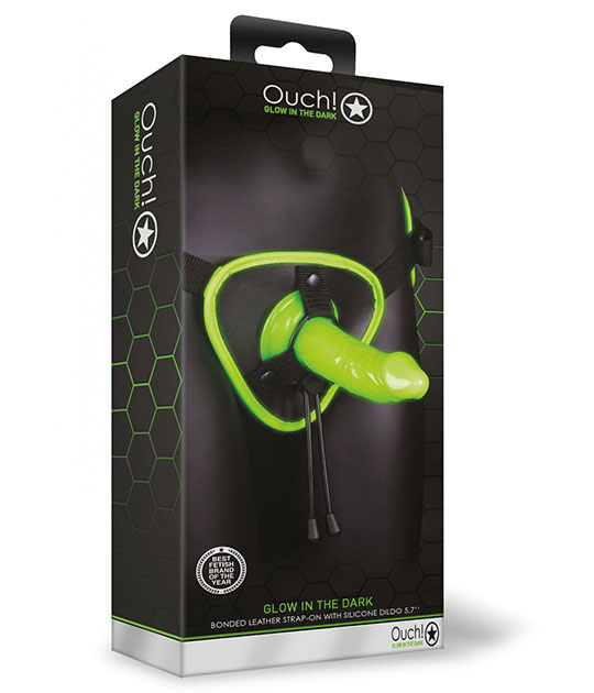 Ouch  Strapon Harness Glow In Dark