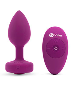 bVibe Jewels Remote Cntrl Plug S M PnkR
