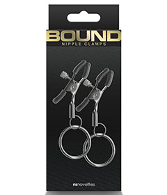 Bound  Nipple Clamps C2 Gunmetal