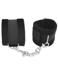 B-HAN05BLK Plush Cuffs Black