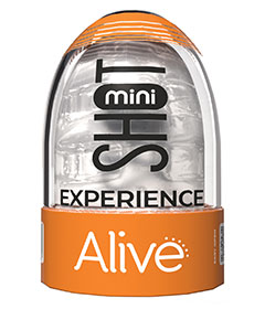Alive  Mini Masturbator Transparent