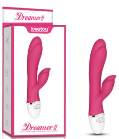 Dreamer II Rechargeable Vibrator Red