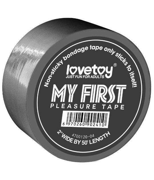 My First Non Sticky Bondage Tape Grey