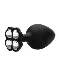 OUCH Lucky Diamond Butt Plug Black Regular