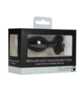 OUCH Lucky Diamond Butt Plug Black Regular