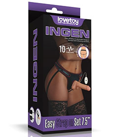 Ingen Vibrating 7.5Inch Strap-On Balls