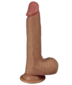 8inch Dual layered Liquid Cock LV4005