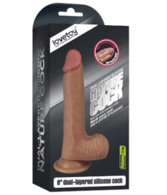 8inch Dual layered Liquid Cock LV4005