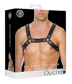 Buckle Bulldog Harness L XL Black