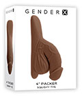 Gender X 4 Inch Packer Squishy Dark