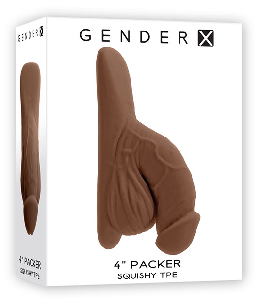 Gender X 4 Inch Packer Squishy Dark