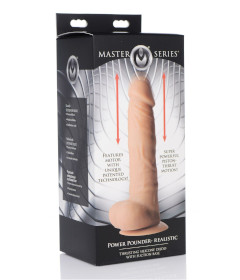 Power Pounder Realistic Thrusting Silicone Dildo