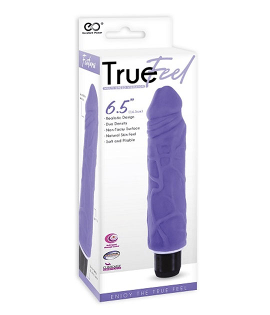 True Feel - 6.5 Inch Realistic Purple