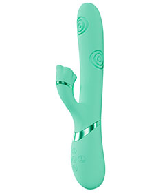 VIVE - Fiore G-Spot Air Wave and Tapping Flared Clit - Green