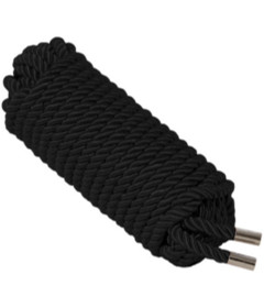ROP002BLK Satin Rope Black 10M
