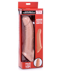 1 Inch  Realistic Penis Extension