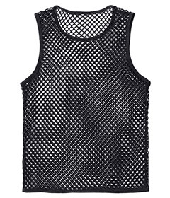 TOP001 Mesh Top Black L/XL