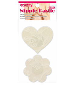 Lace Heart and Flower Nipple Pasties 2pk