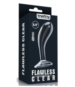 Flawless Clear Anal Plug 6 Inch