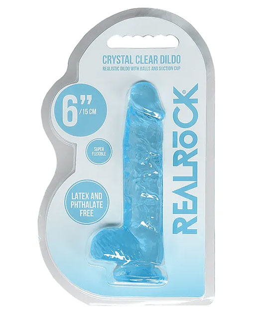 Realrock Crystal Clear 6 Inch Blue